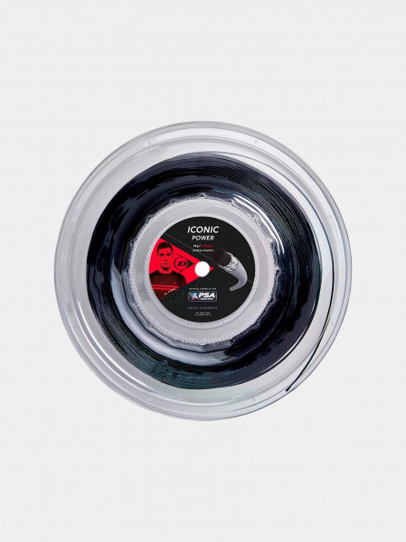 Струна для сквоша Dunlop ICONIC POWER 18G  черная 100 метров