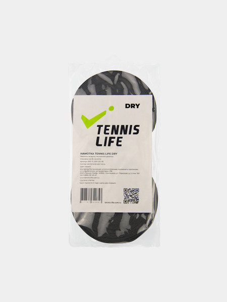 Намотка Tennis Life DRY (Сухая) серый графит 30шт.
