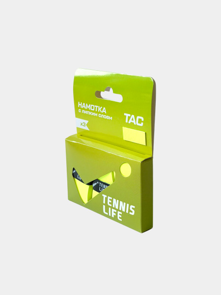 Намотка Tennis Life TAC (липкая) желтый неон 3шт.