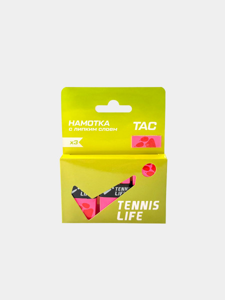 Намотка Tennis Life "лапки" розовая 3шт.