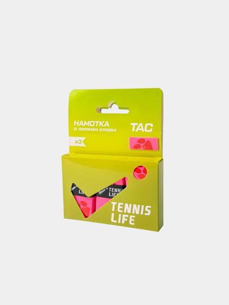 Намотка Tennis Life "лапки" розовая 3шт.