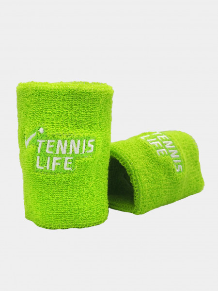 Напульсники Tennis Life салатовые 2 шт.