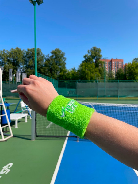 Напульсники Tennis Life салатовые 2 шт.