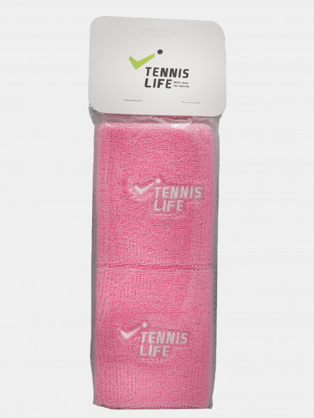 Напульсники Tennis Life розовые 2 шт.