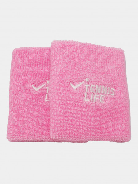 Напульсники Tennis Life розовые 2 шт.
