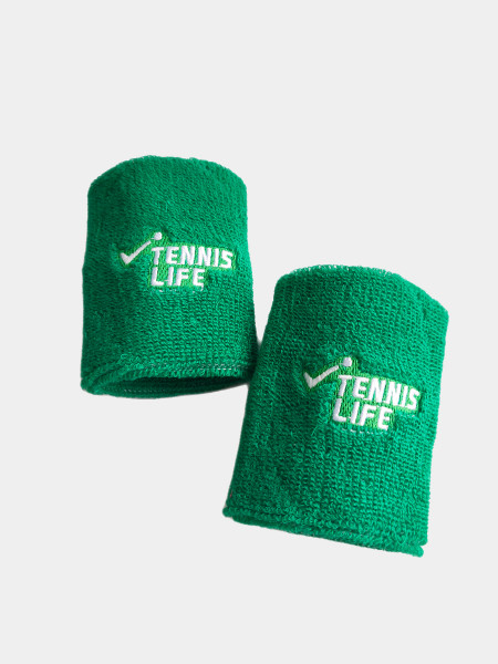 Напульсники Tennis Life зеленые 2 шт.
