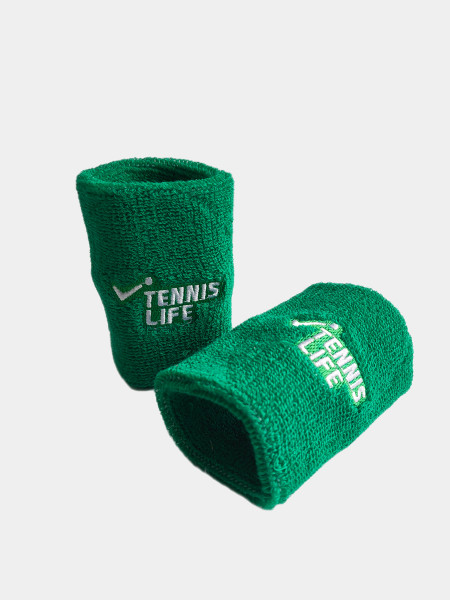 Напульсники Tennis Life зеленые 2 шт.