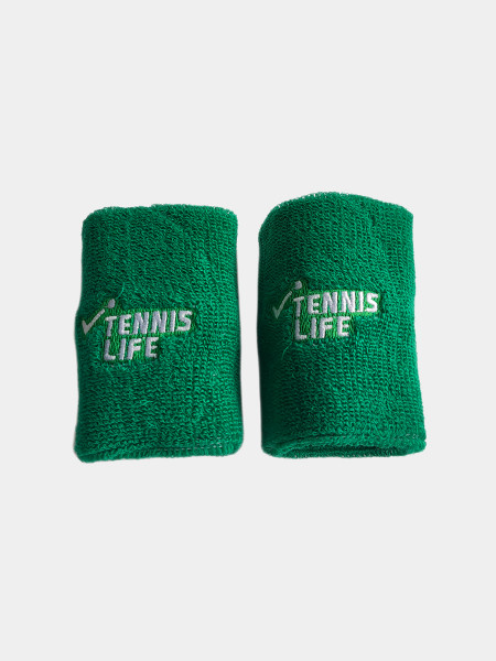Напульсники Tennis Life зеленые 2 шт.