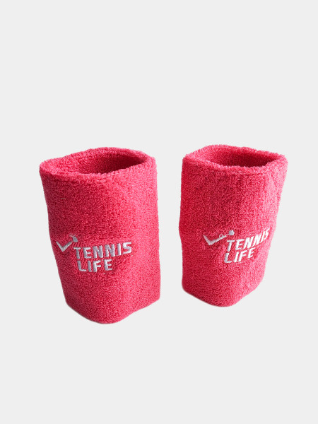 Напульсники Tennis Life фуксия 2 шт.