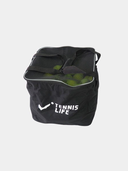 Корзина для мячей Tennis Life TRAVEL чёрная на 150 мячей