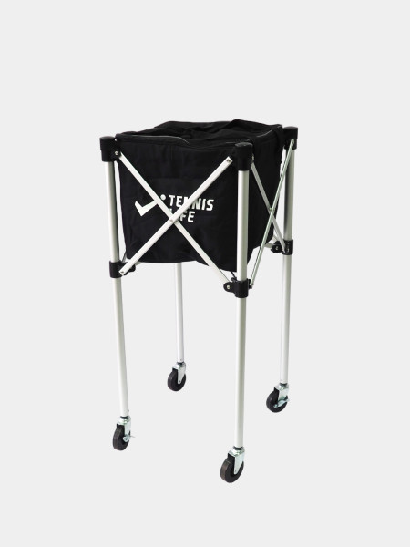 Корзина для мячей Tennis Life TRAVEL чёрная на 150 мячей