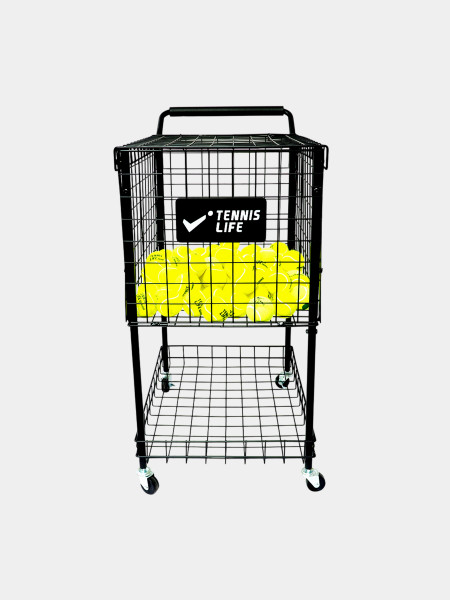 Корзина тренерская Tennis Life 325 чёрная металлическая