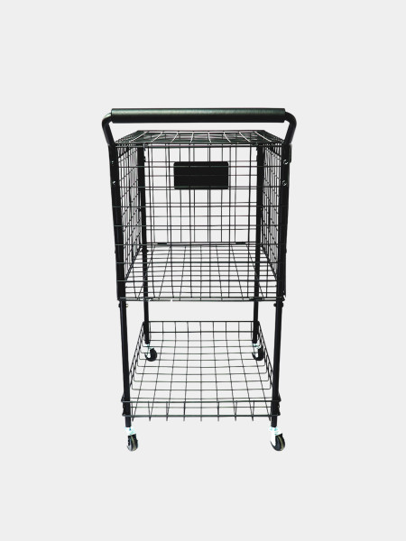 Корзина тренерская Tennis Life 325 чёрная металлическая