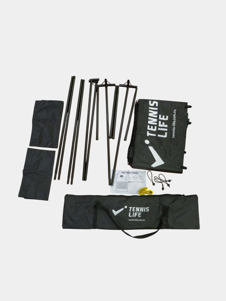 Детская теннисная сетка Tennis Life (3х0,87м) черная