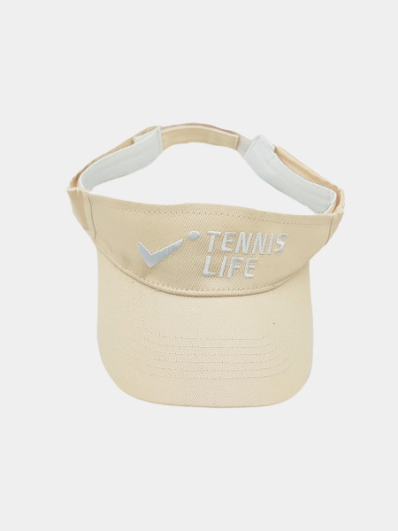Кепка-козырек Tennis Life бежевый