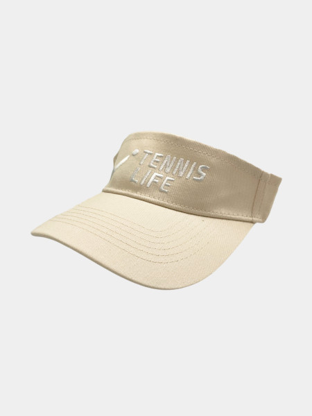Кепка-козырек Tennis Life бежевый