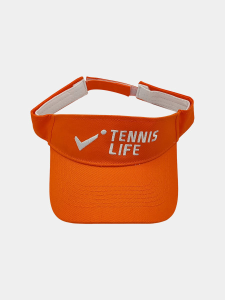 Кепка-козырек Tennis Life оранжевый