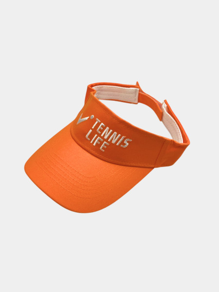 Кепка-козырек Tennis Life оранжевый